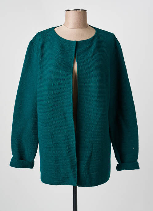 Vestă cu mâneci lungi elasticitate verde AN' GE femme