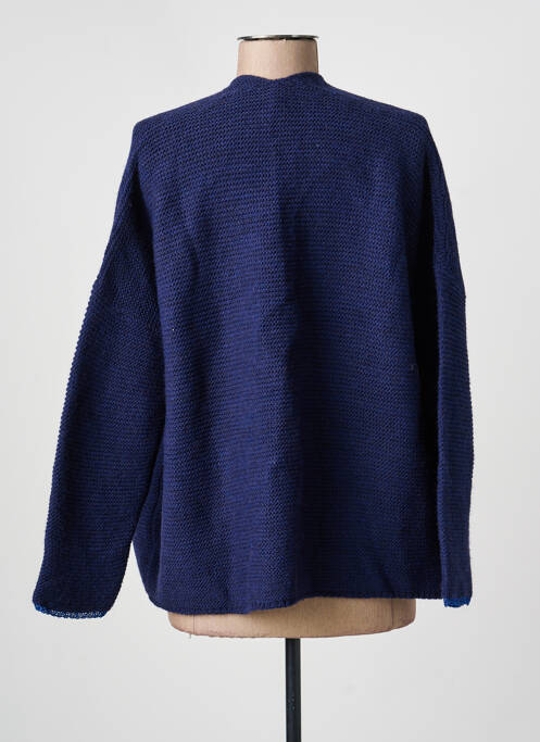 Vestă cu mâneci lungi elasticitate albastru AN' GE femme