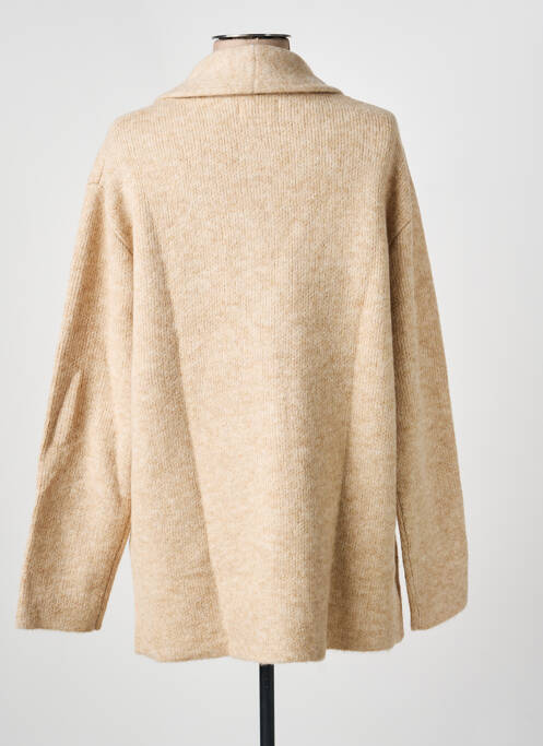 Vestă cu mâneci lungi elasticitate bej BELLA JONES femme