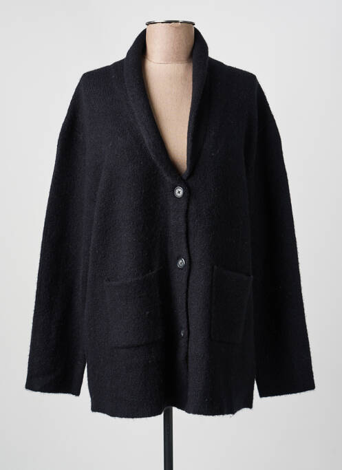 Vestă cu mâneci lungi elasticitate negru BELLA JONES femme