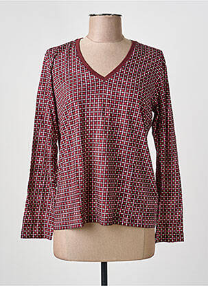 Tricou imprimeu fantezie mâneci lungi violet GERARD DAREL femme