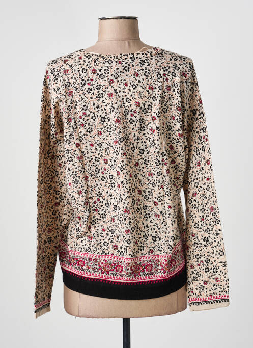 Pulover croială cambrată mâneci lungi bej GERARD DAREL femme