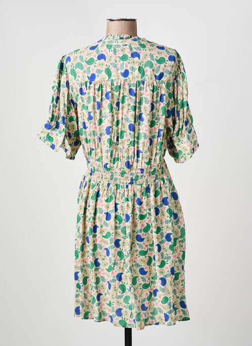 Rochie scurtă mâneci scurte mâneci scurte bej ESCANDELLE femme