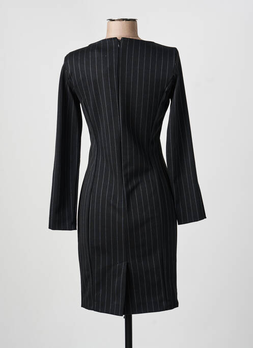 Rochie scurtă închidere cu fermoar la spate mâneci lungi negru EMME M femme