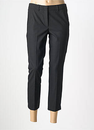 Pantalon 7/8 închidere cu fermoar sub clapetă cu cârlig negru MARELLA femeie