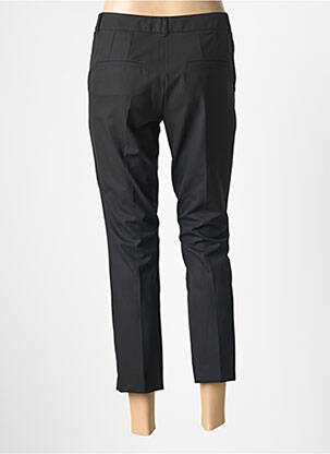 Pantalon 7/8 închidere cu fermoar sub clapetă cu cârlig negru MARELLA femeie