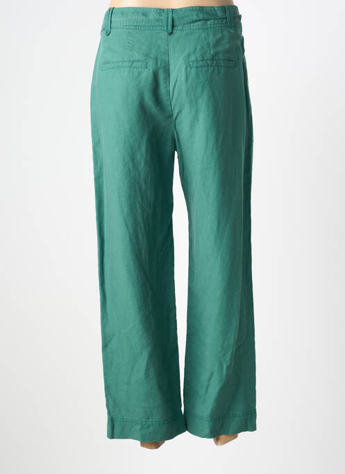 Pantalon 7/8 închidere cu fermoar sub clapetă cu nasturi verde GERARD DAREL femme