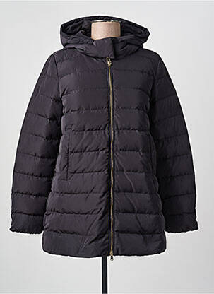 Geacă matlasată mâneci lungi cu glugă negru EMME M femme