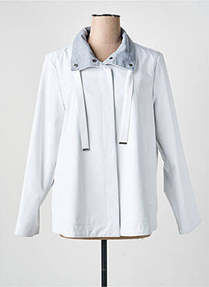 Jachetă vânt mâneci lungi fără glugă alb MARINA RINALDI femme