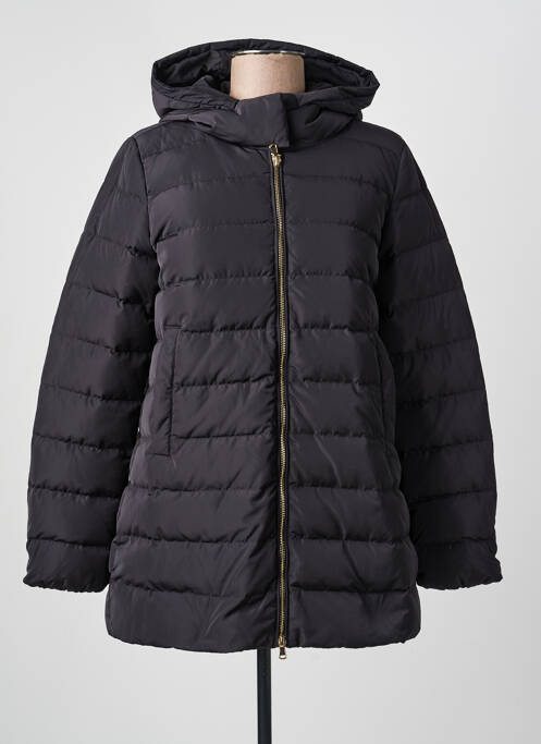 Geacă matlasată mâneci lungi cu glugă negru EMME M femme