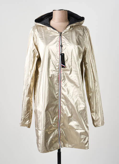 Impermeabil reversibil cu glugă negru LAURA JO femme