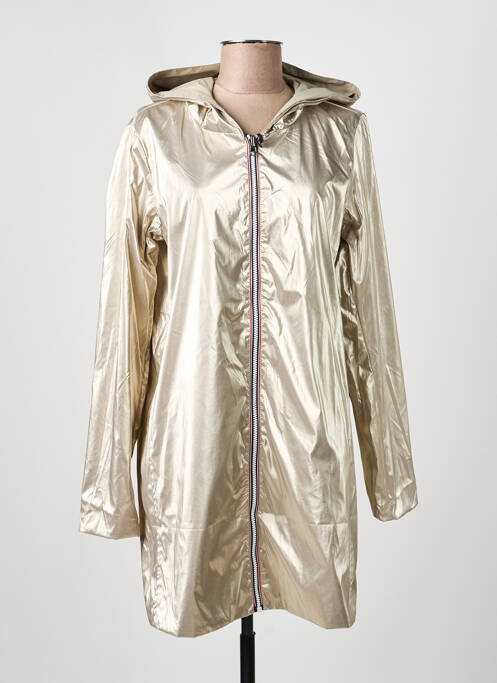 Impermeabil buzunare cu glugă bej LAURA JO femme