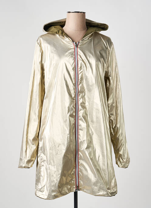 Impermeabil buzunare cu glugă verde LAURA JO femme