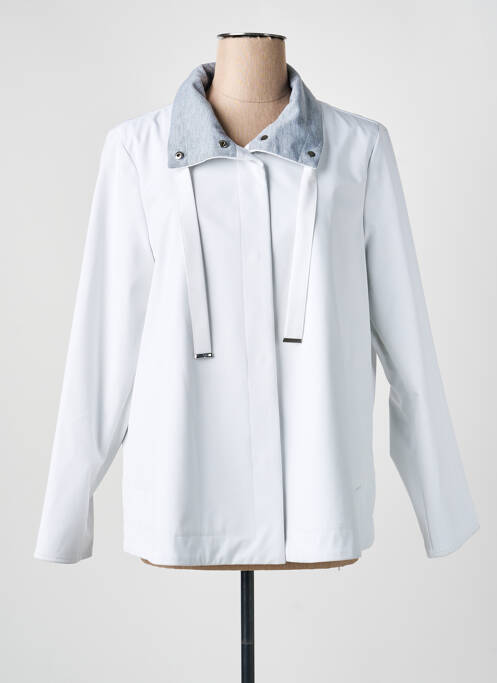 Jachetă vânt mâneci lungi fără glugă alb MARINA RINALDI femme