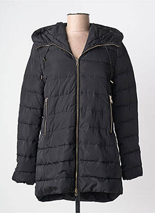 Geacă matlasată buzunare cu glugă negru MARELLA femme