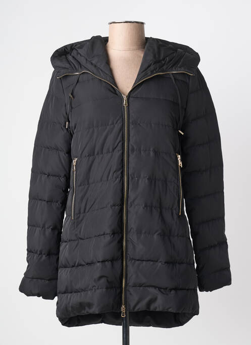 Geacă matlasată buzunare cu glugă negru MARELLA femme