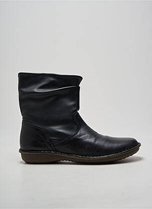 Botine/ghete vârf rotund toc plat până la 3 cm negru ARIMA femeie