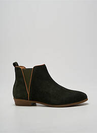 Botine/ghete toc mic toc plat până la 3 cm verde COCO ET ABRICOT femme