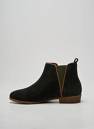 Botine/ghete toc mic toc plat până la 3 cm verde COCO ET ABRICOT femeie