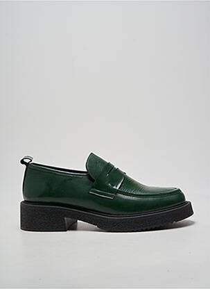 Mocasini arcadă plantară toc de 4 la 6 cm verde PHILIPPE MORVAN femeie