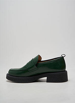 Mocasini arcadă plantară toc de 4 la 6 cm verde PHILIPPE MORVAN femeie