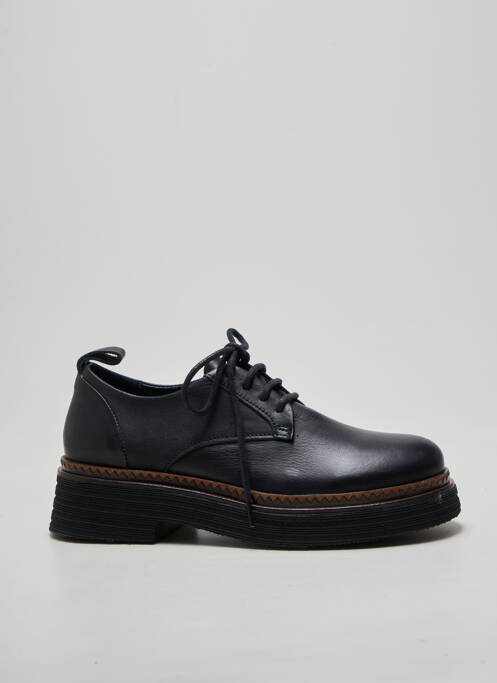 Derby-uri vârf rotund toc de 4 la 6 cm negru BUENO femme