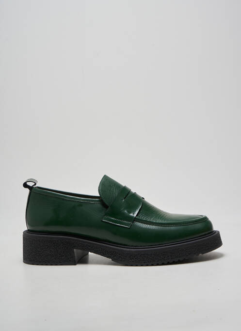 Mocasini arcadă plantară toc de 4 la 6 cm verde PHILIPPE MORVAN femme