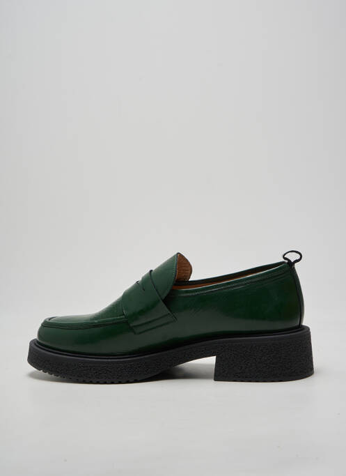 Mocasini arcadă plantară toc de 4 la 6 cm verde PHILIPPE MORVAN femme