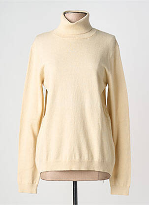 Pulover cu guler înalt croială cambrată mâneci lungi bej LEE COOPER femme