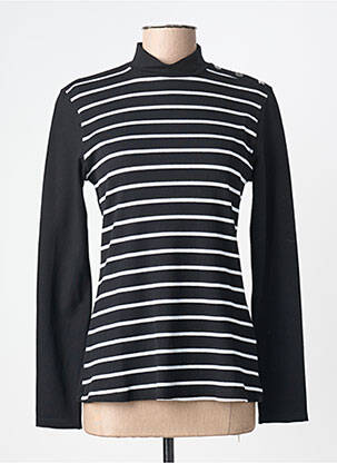 Tricou mâneci lungi mâneci lungi negru JANIRA femme