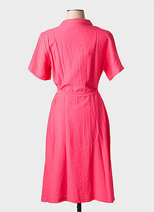 Rochie midi mâneci scurte mâneci scurte roz GRIFFON femeie
