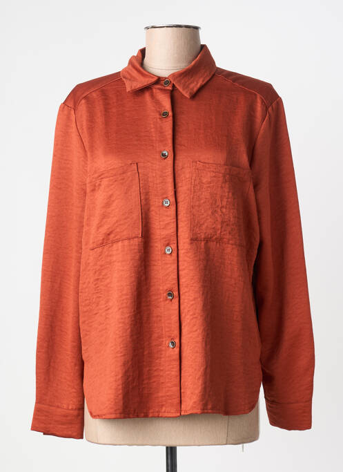 Cămașă croială dreaptă mâneci lungi portocaliu PAZ TORRAS femme