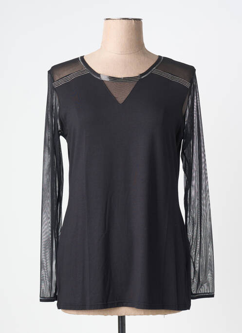 Tricou mâneci lungi mâneci lungi negru JANIRA femme