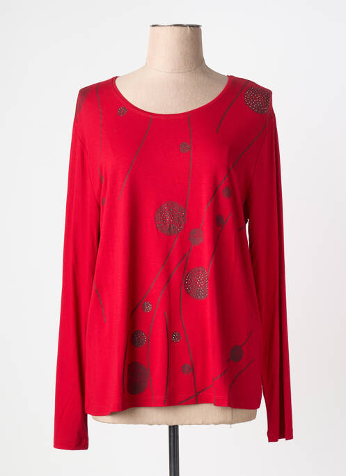 Tricou mâneci lungi mâneci lungi roșu GRIFFON femme