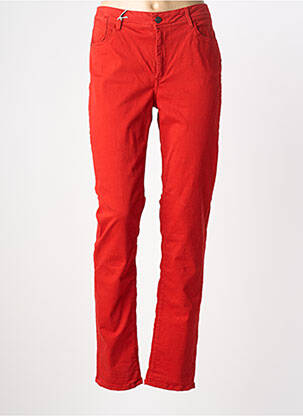 Pantalon slim țesătură poplin mărime normală roșu LEE COOPER femeie