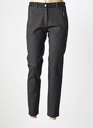 Pantalon slim elasticitate mărime normală negru PAZ TORRAS femme