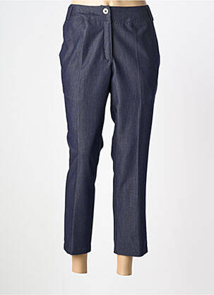 Pantalon 7/8 elasticitate mărime normală albastru GRIFFON femme