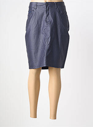 Fustă midi croială dreaptă albastru S.QUISE femme