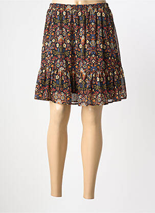 Fustă scurtă croială dreaptă negru C'EST BEAU LA VIE femme