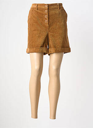 Șort mărime normală mărime normală maro C'EST BEAU LA VIE femeie