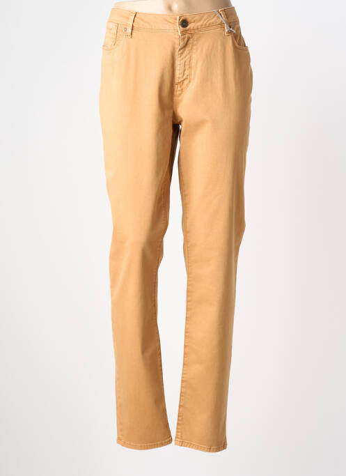 Pantalon drept elasticitate mărime normală portocaliu LEE COOPER femme