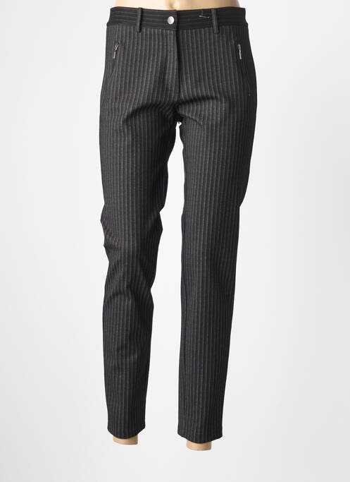 Pantalon slim elasticitate mărime normală negru PAZ TORRAS femme