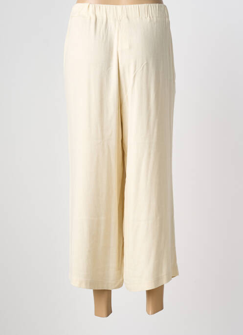 Pantalon trei sferturi croială dreaptă mărime normală bej PAZ TORRAS femme