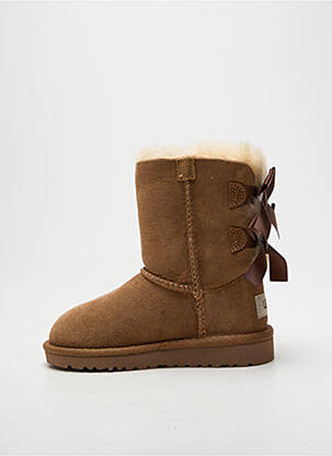 Cizme umplută vârf rotund maro UGG fată
