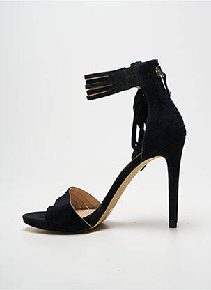 Sandale/pantofi decupați vârf deschis toc înalt de 10cm și mai mult negru GUESS femeie