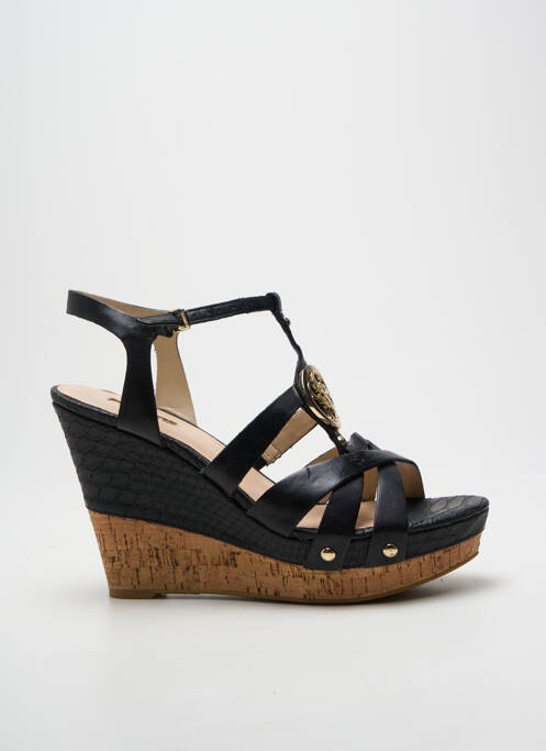 Sandale/pantofi decupați toc platformă toc înalt de 10cm și mai mult negru GUESS femme