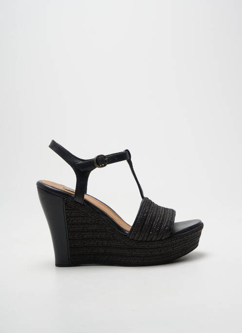 Sandale/pantofi decupați toc platformă toc înalt de 10cm și mai mult negru UGG femme