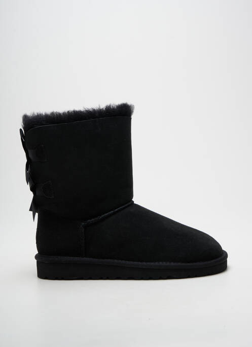 Cizme umplută vârf rotund negru UGG fille