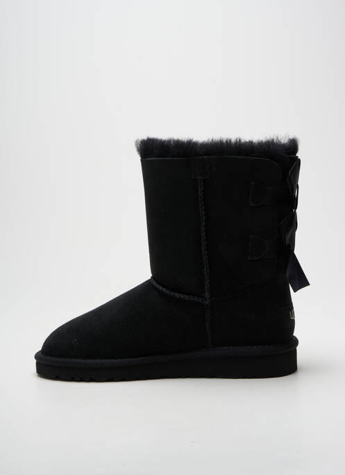 Cizme umplută vârf rotund negru UGG fille