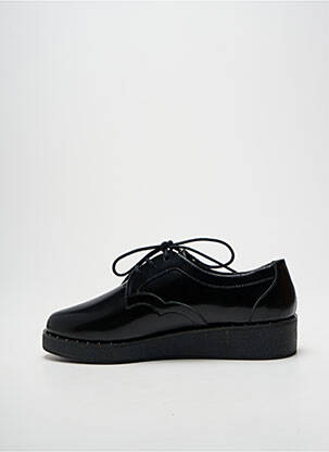 Derby-uri material neted toc plat până la 3 cm negru SCHMOOVE femeie